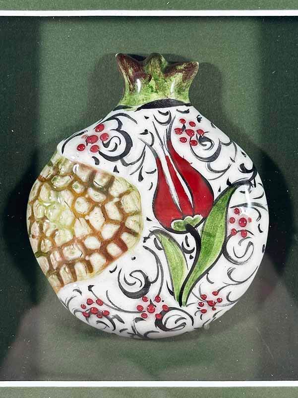 Tulpe und Segen – Nar-ı İznik Keramikplakette - 2