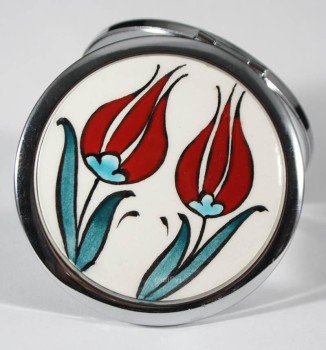 Tulpenkarneval-Make-up-Spiegel - Çini Evi