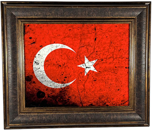 Turkish Flag Wall Art - 1