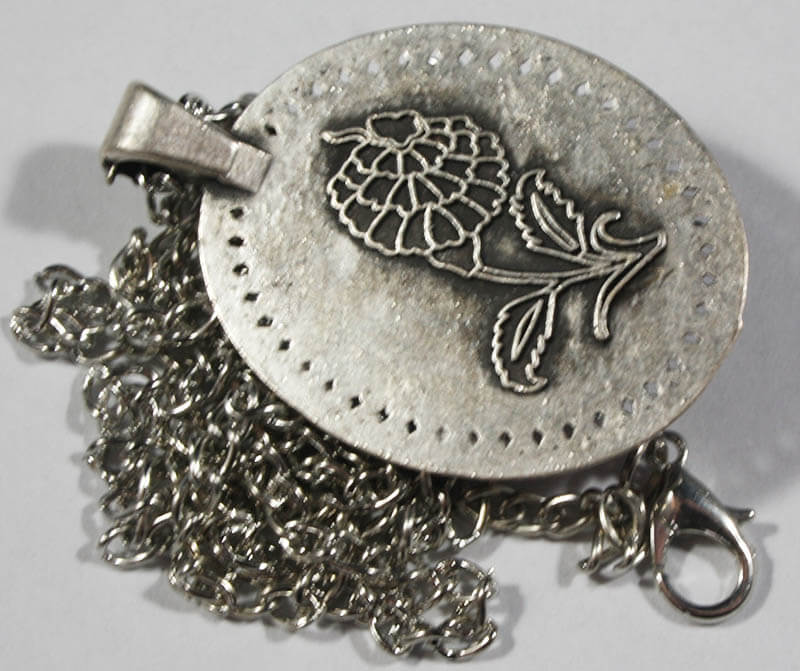 Turkuaz Zeminli Kolye Ucu - 2