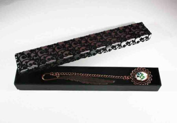 Turquoise Clover Iznik Ceramic Bookmark - 2