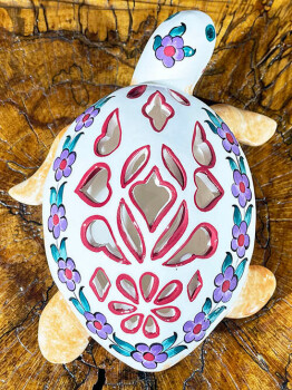 Turtle Tile Candle Holder - 2