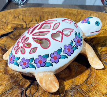 Turtle Tile Candle Holder - 3