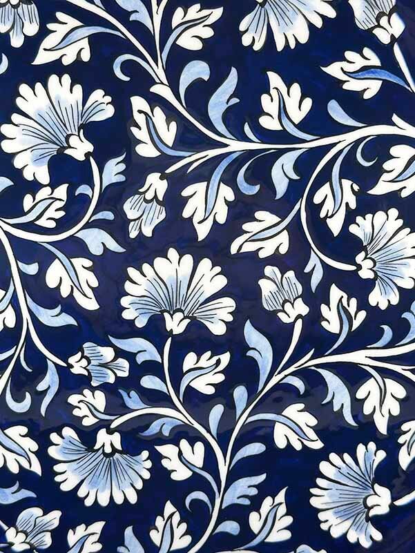 Unternehmensgeschenk: Blau-Weißer Iznik Çini Teller - 2