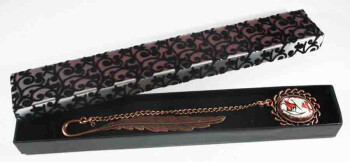 Upside Down and Upright Tulip Iznik Tile Bookmark - Çini Evi (1)