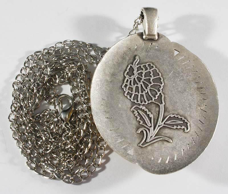 Upside Down Tulip Iznik Necklace - 2