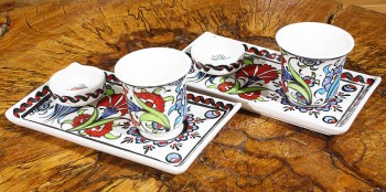 Valentinstag-Geschenk-Fliese türkisches Kaffee-Set - 2