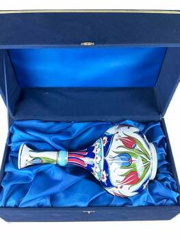 Vase d’Iznik cadeau d’entreprise motif Haliç et tulipes - 3