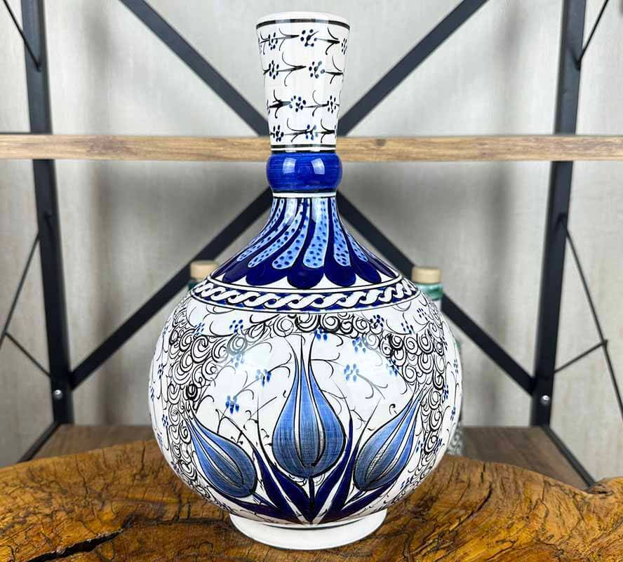 Vase VIP en Céramique d’Iznik – Cadeau d’Exception pour l’Étranger, 100 % Fait Main - 1
