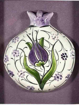Violetter Frühling – Granatapfel mit Iznik-Keramik - 2