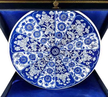 VIP Corporate Gift Handmade Iznik Ceramic Plate - Çini Evi