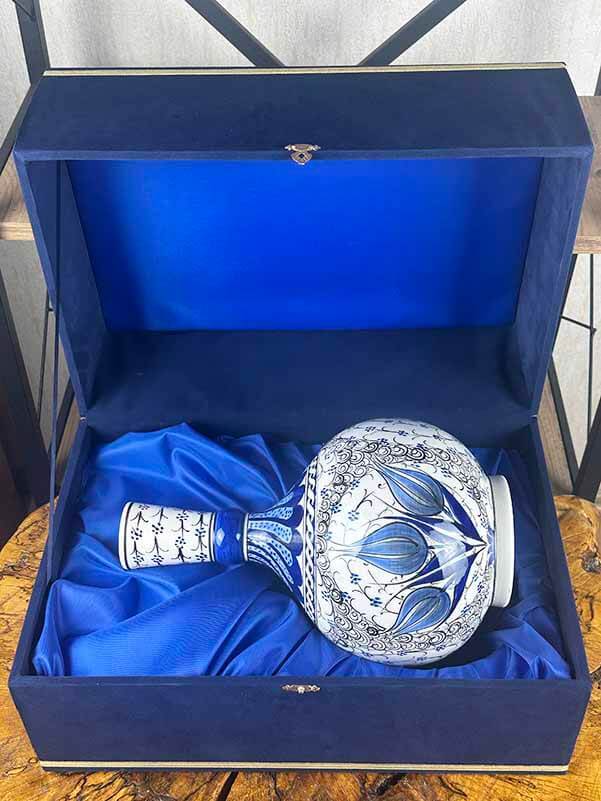 VIP Geschenk für das Ausland – İznik Keramikvase, 1. Klasse Handarbeit - 3