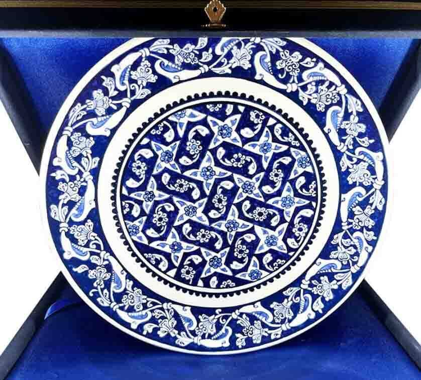 VIP Gift Rumi Iznik Ceramic Plate 30 cm - 1