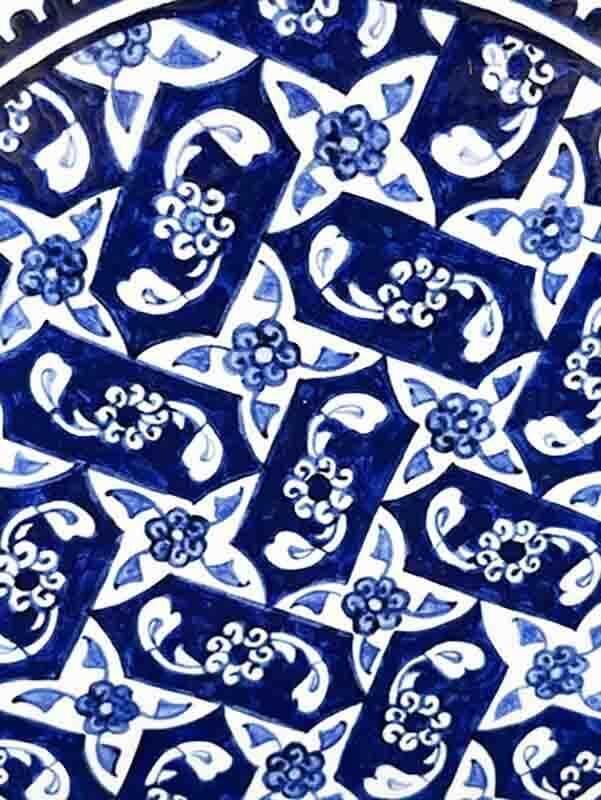 VIP Gift Rumi Iznik Ceramic Plate 30 cm - 2