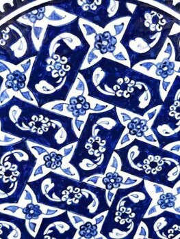 Vip Gift Rumi Iznik Fliesenteller 30 cm - Çini Evi (1)