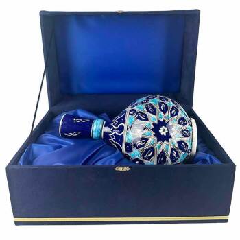 VIP Gift Seljuk Star Motif Iznik Tile Vase 30 cm - 3