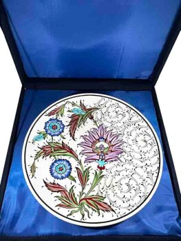 VIP Iznik Ceramic Plate Gift for a Member of Parliament - 3