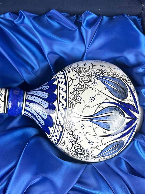 VIP Iznik Ceramic Vase and Plate Set for International Gifts - 3