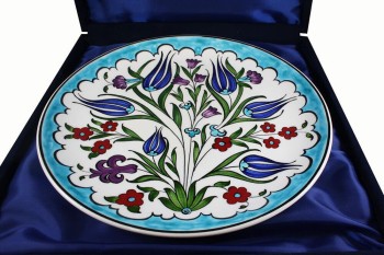 VIP Iznik Pottery Plate de 25 cm Modèle de printemps - 2