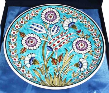 Windy Garden Iznik Ceramic Plate - 3