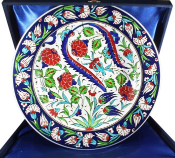 Windy Garden Pottery Plate - 1