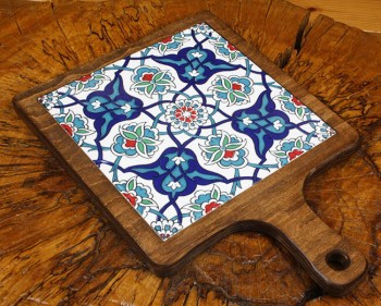 Wooden presentation tray - Çini Evi (1)