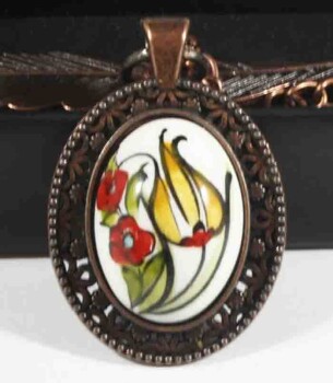 Yellow Tulip Bookmark - Çini Evi