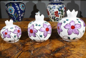 Yeni İş Hediyesi 3'lü Nar Takımı - Çini Evi