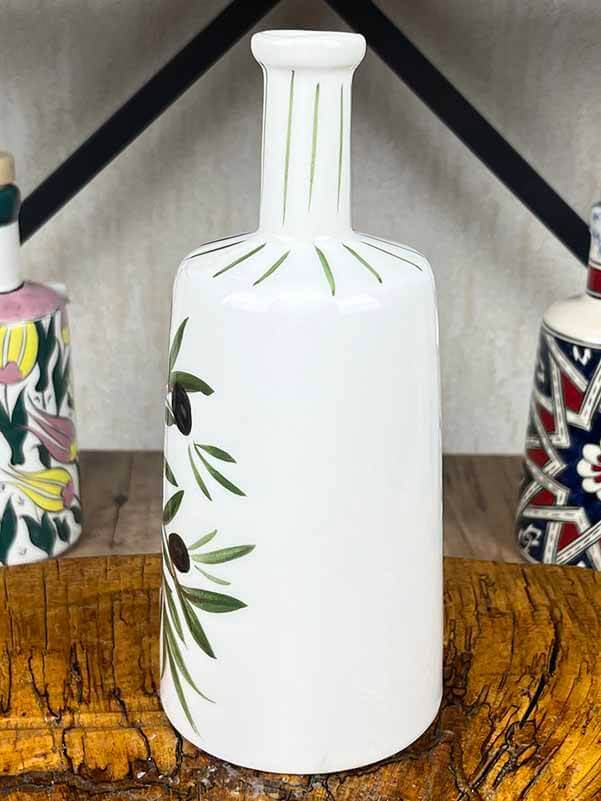 Zeytin Ağacı Motifli El İşi Sunum Şişesi 550 ml - 2